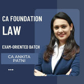 CA Foundation Business Laws | Exam-Oriented Batch By CA Ankita Patni | For Jan 26 Exams